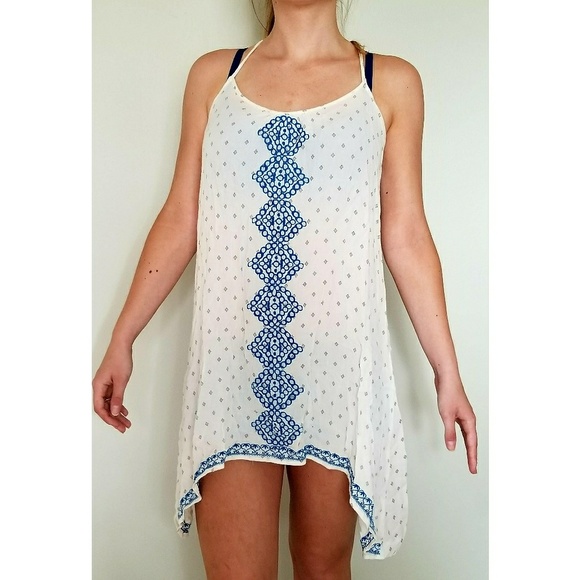 Love Stitch Dresses & Skirts - 🍍SALE! Love Stitch Embroidered Halter Dress